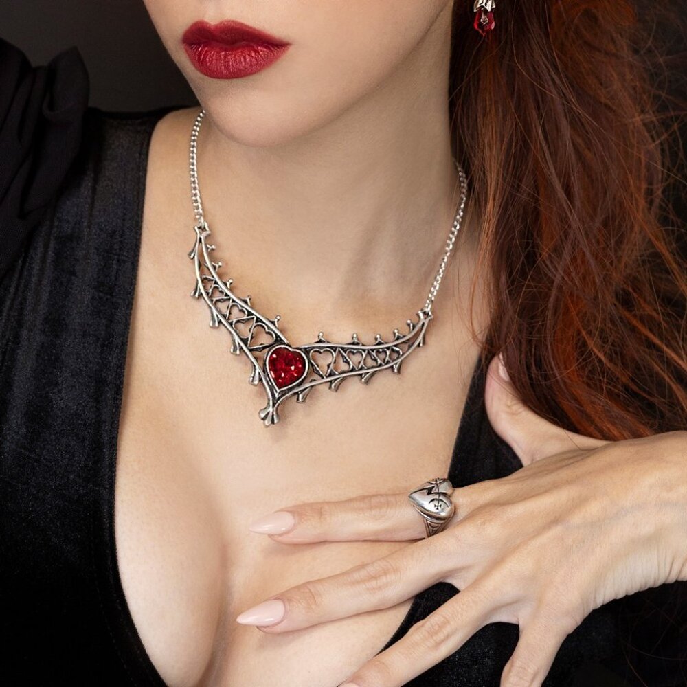 Alchemy Gothic Broken Promise Heart Ring Transformation Adjustable Pewter R258 - Picture 2 of 8